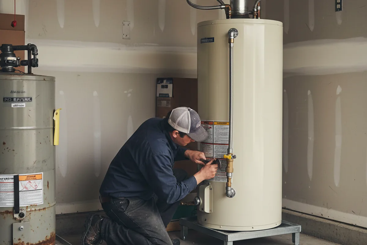 Water heater and shutoff valve replacement in Grand Rapids